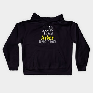 Aries Coming Through Kids Hoodie